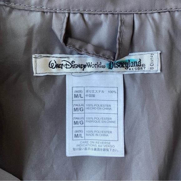 Disney Parks Windbreaker Rain Jacket Pullover Vented ¼ Zip M/L - Picture 3 of 13